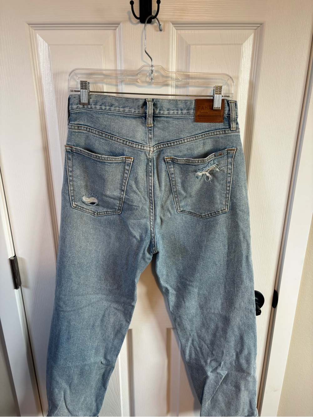 Faherty Light Blue Straight Leg Jeans